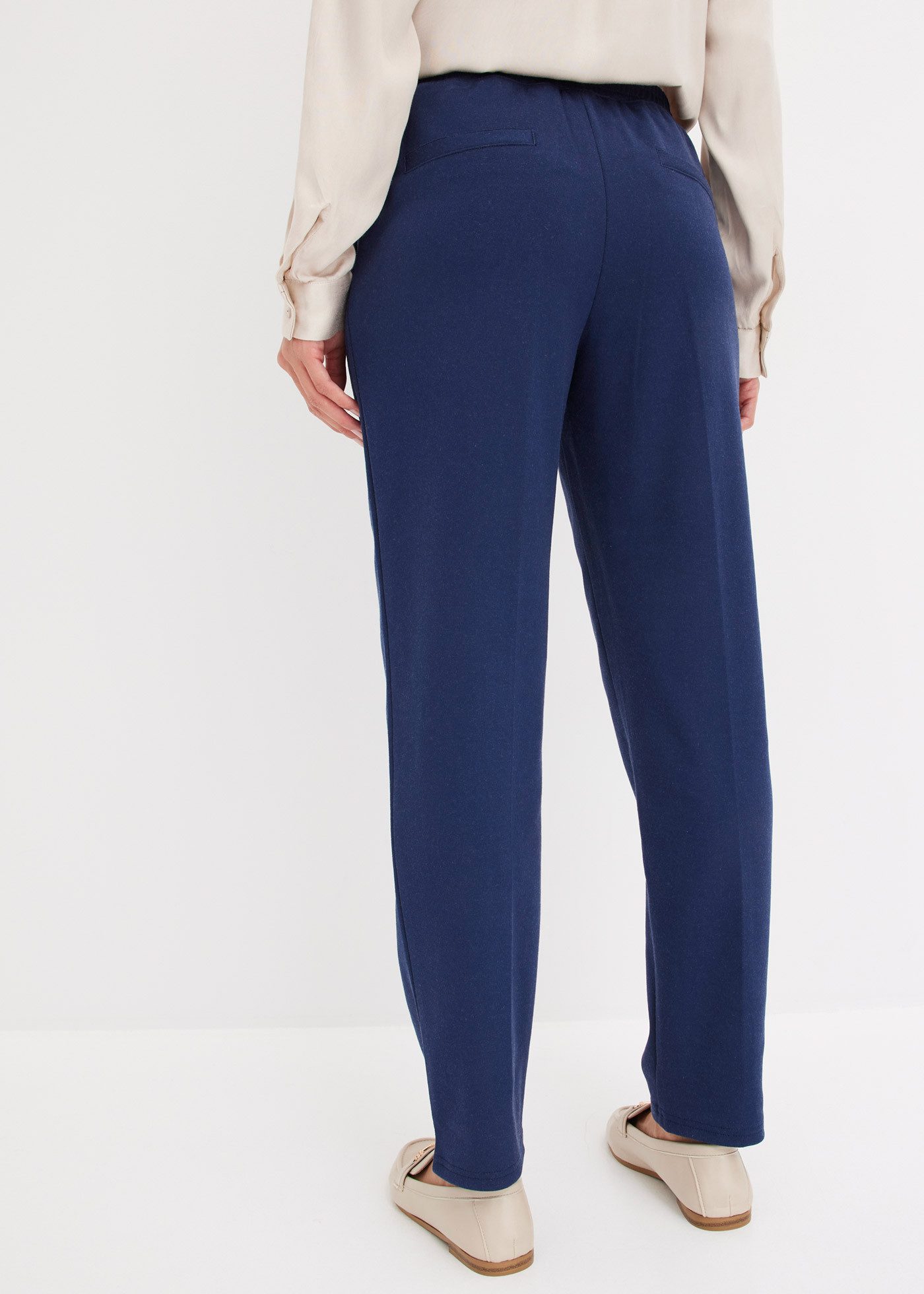 bonprix Schlupfhose aus Polyester, Viskose und Elasthan, regular fit Passform, modisch