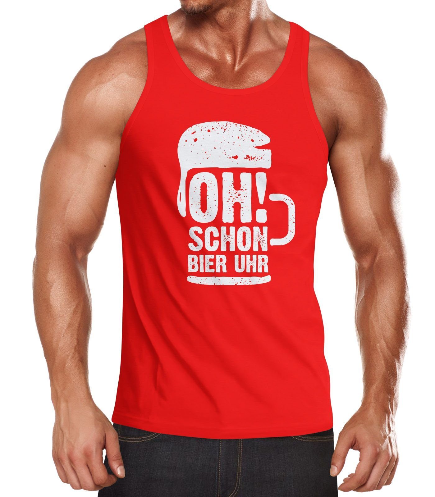 MoonWorks Tanktop Herren Tanktop oh schon günstig online kaufen
