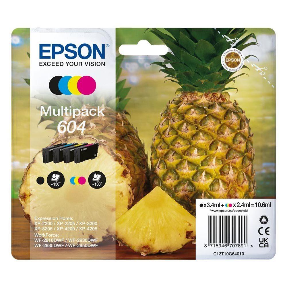 604 Tintenpatronen Multipack 4-farbig Tintenpatrone