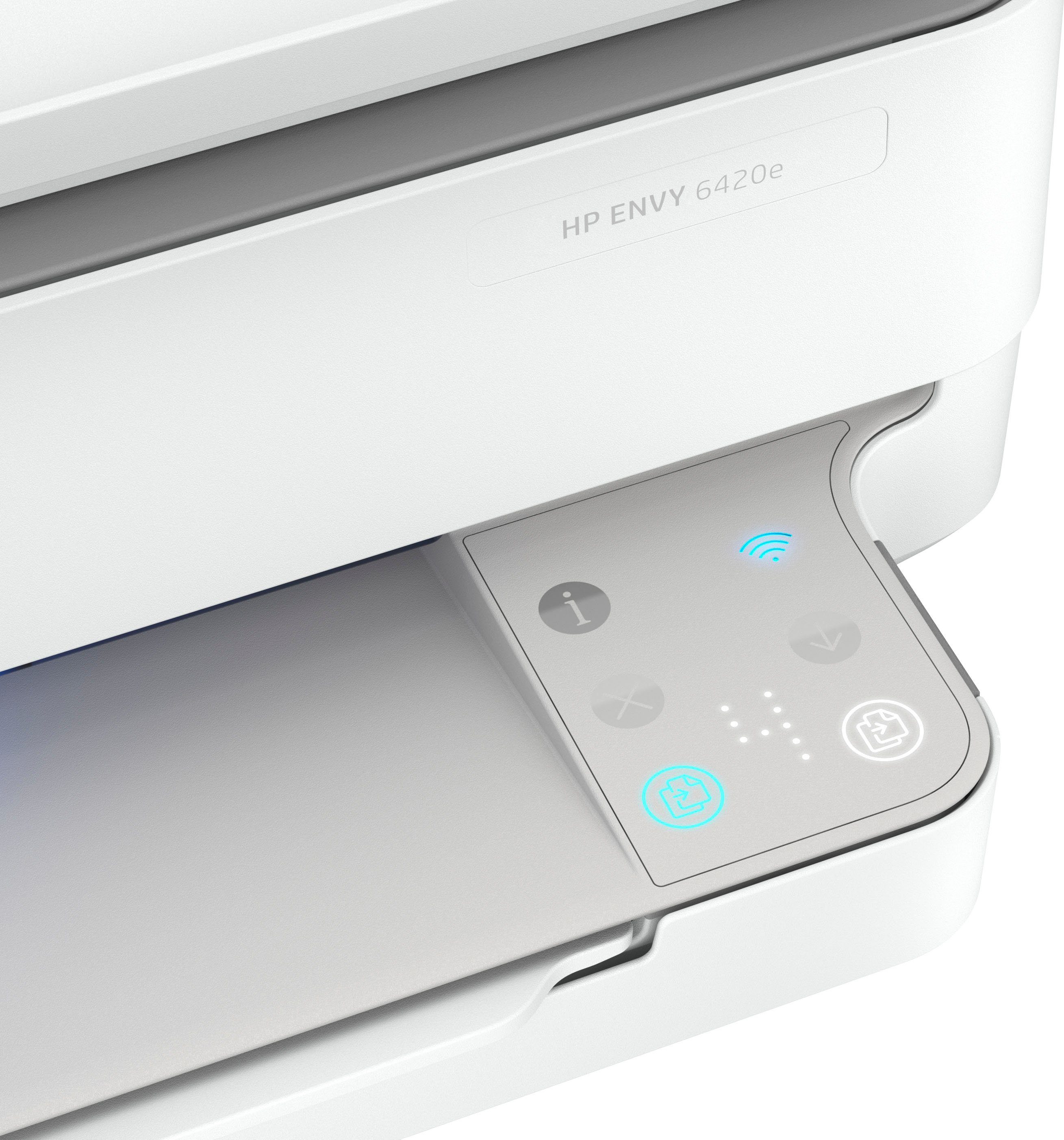 HP ENVY 6420e AiO Printer (WLAN HP+ Ink 7ppm kompatibel) A4 color Multifunktionsdrucker, Instant (Wi-Fi)