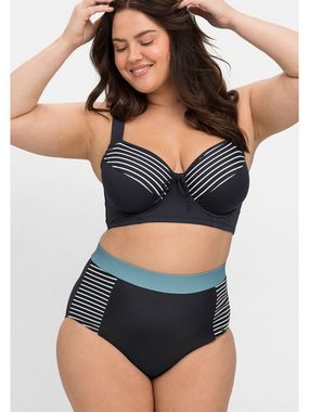 Sheego Bügel-Bikini-Top Große Größen, mit Bügeln, im Streifen-Design