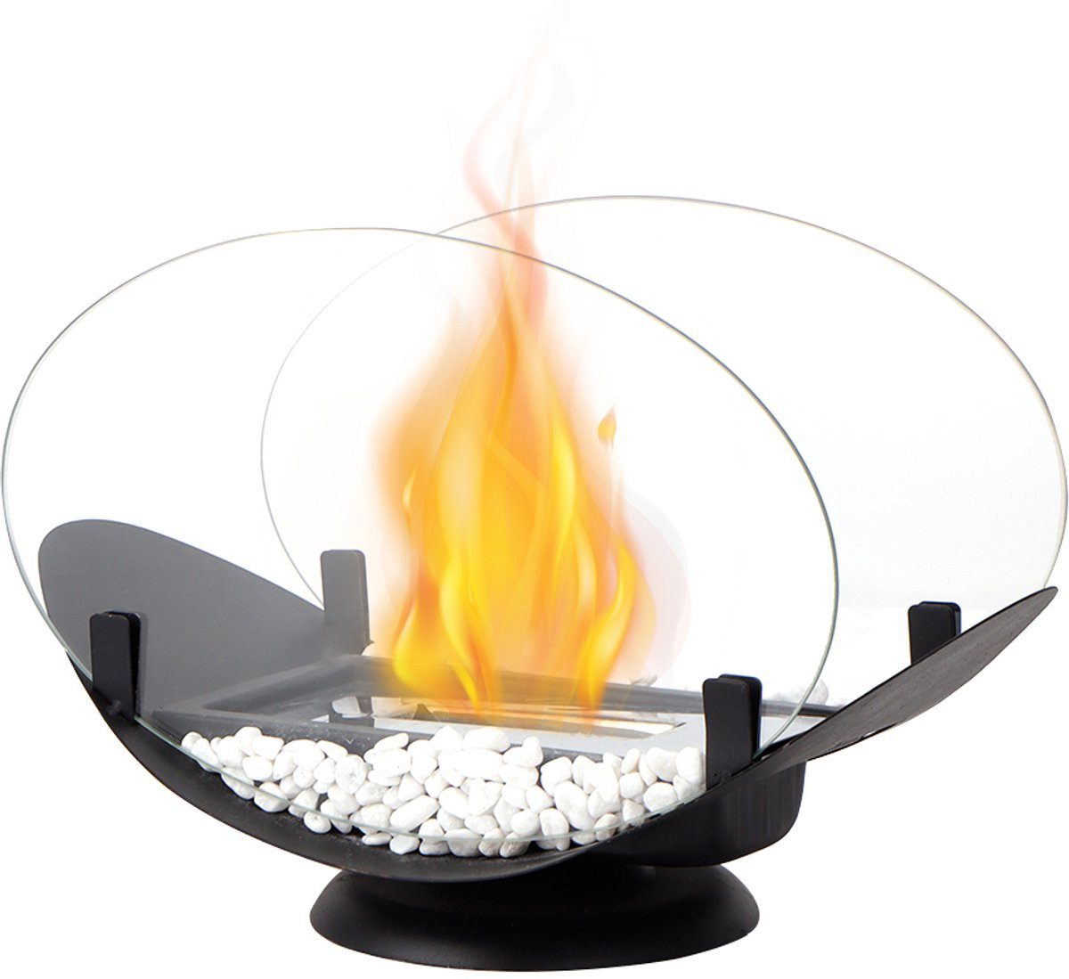 Olvy Tischfeuer Olvy Tischkamin - Tischfeuer Komplettset - 32CM - inkl