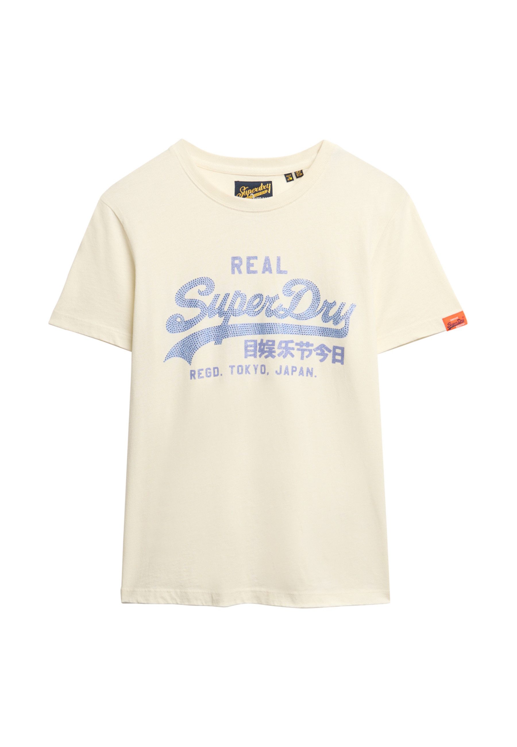 Superdry T-Shirt T-Shirt Kurzarmshirt mit großen günstig online kaufen