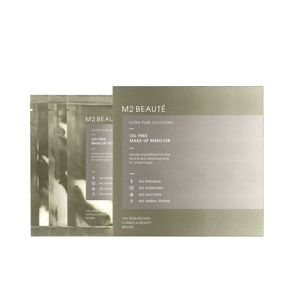 M2 Beauté Make-up-Entferner Oil Free Eye Make Up Remover Sachets 80g
