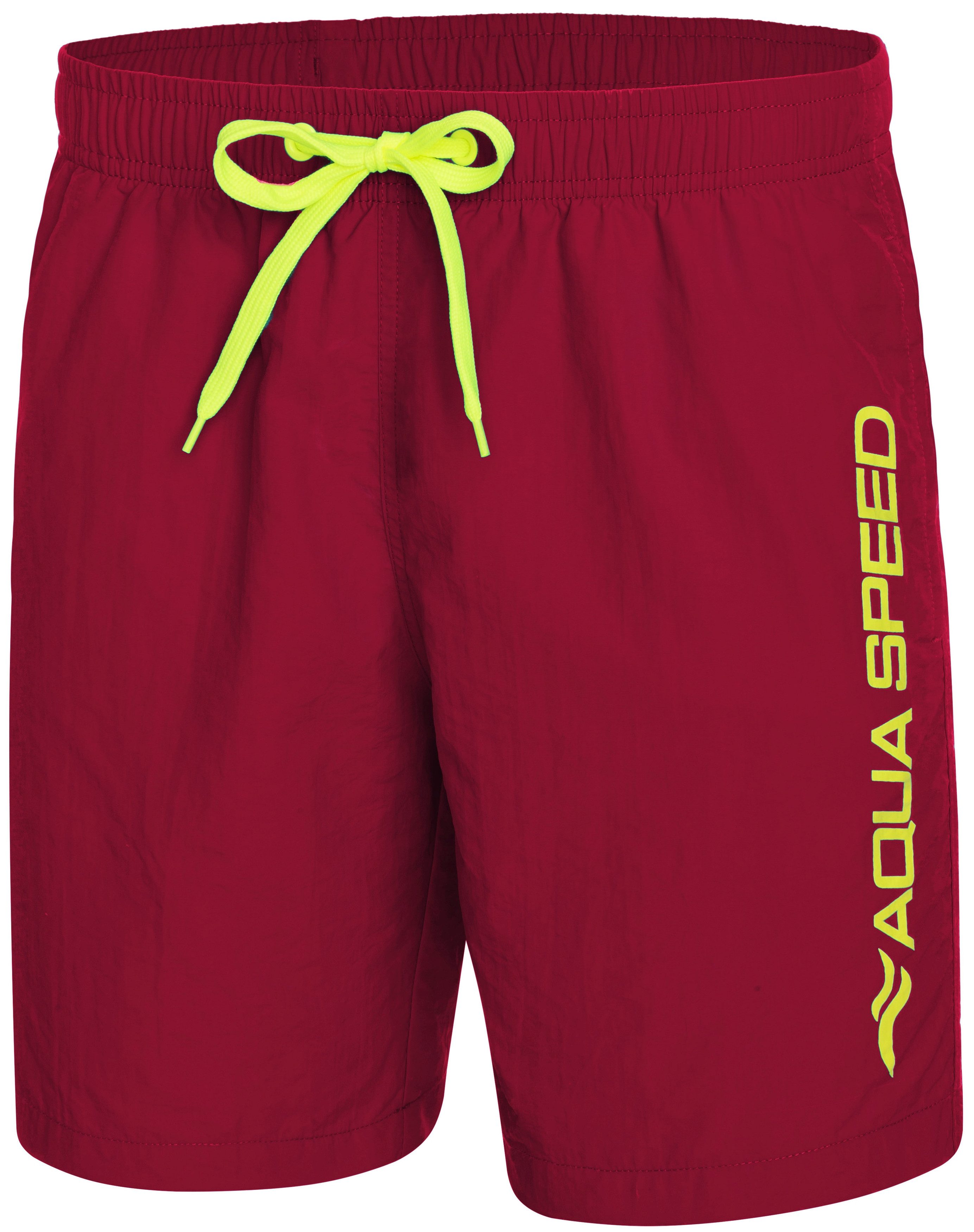 Aqua Speed Boardshorts (OWEN FLUO Schwimmhose Badehose Strandhose Badeshorts Männer) Angenehme Verarbeitung sorgt für entspanntes Nutzungserlebnis