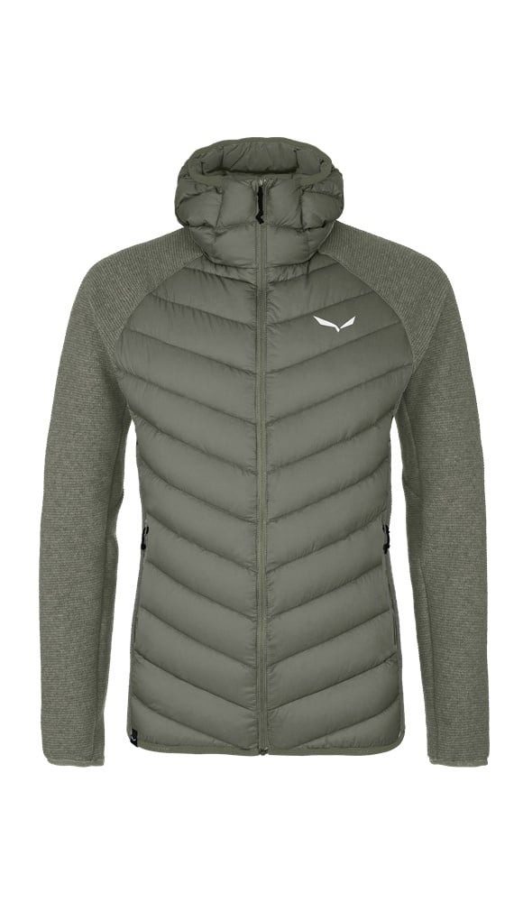 Salewa Winterjacke Fanes Sarner (Daune, Sarner Wolle) olivegrün Herren