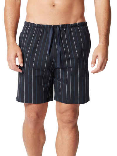 HUBER Loungehose Herren Hose kurz hautnah Night Basic Selection (Stück, 1-tlg) -