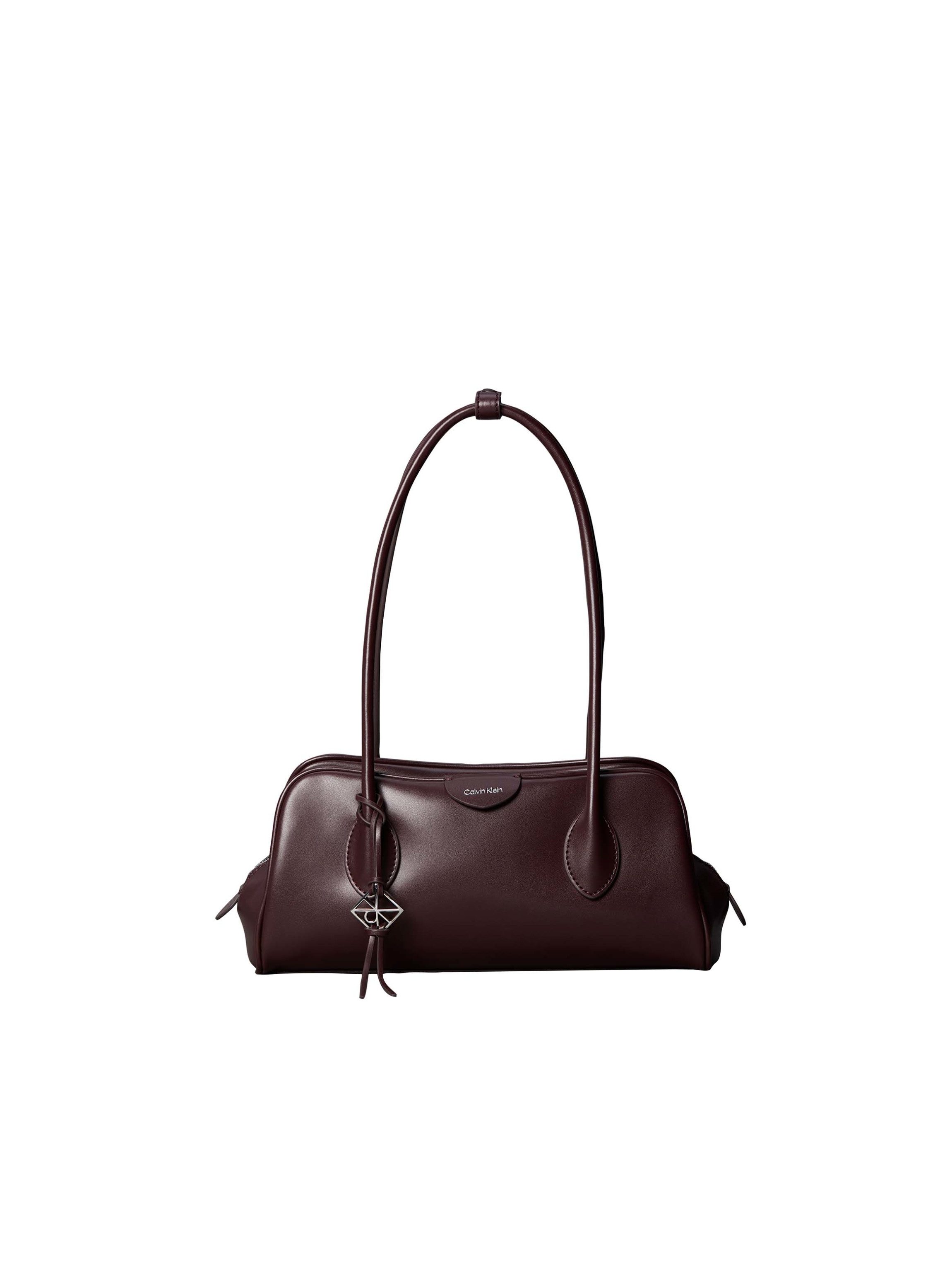 Calvin Klein Schultertasche EMBLEM TRIO SHOULDER BAG, Mini Bag, Henkeltasche in modischer Form mit Schlüsselanhänger