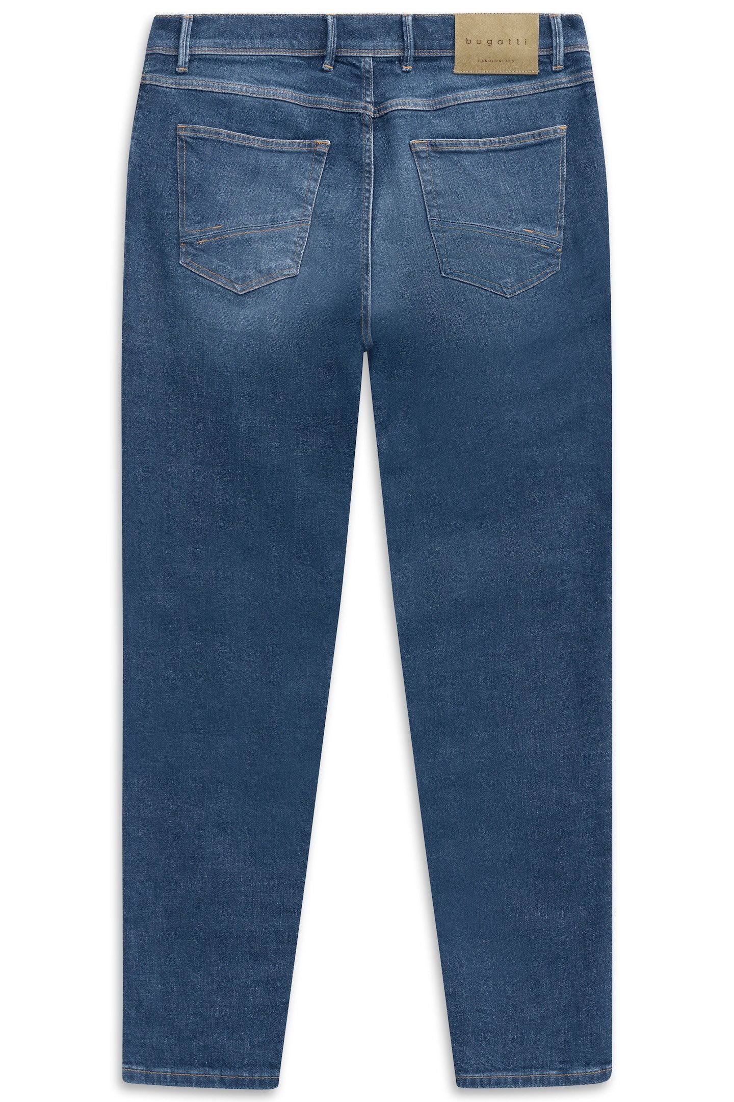 bugatti 5-Pocket-Jeans Tapered Fit aus Stretch Handcrafted Denim