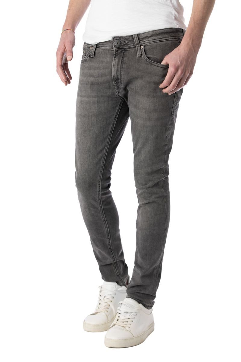 Jack & Jones Skinny-fit-Jeans Jack & Jones Jeans LIAMAM Skinny Herren Stretch Jeans (enger Schnitt) Grey Denim / Grau