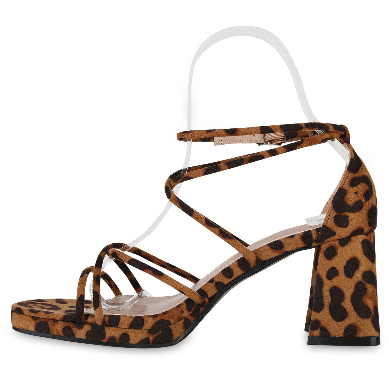 VAN HILL 841569 Riemchensandalette Damen Riemchensandaletten Sandaletten Le günstig online kaufen