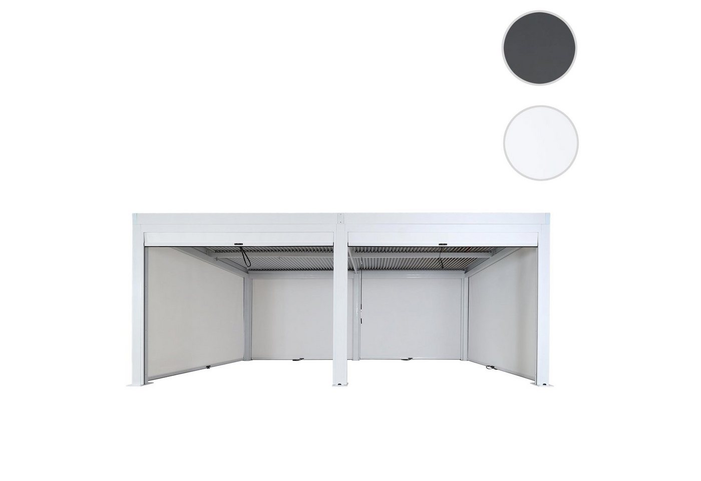 Thumbnail - MCW Pergola MCW-L46-mS-3x6, BxTxH: 583x301x220 cm, Stabiles Gestell mit Füßen, Sturmfest bis 100km/h - Windstärke 10