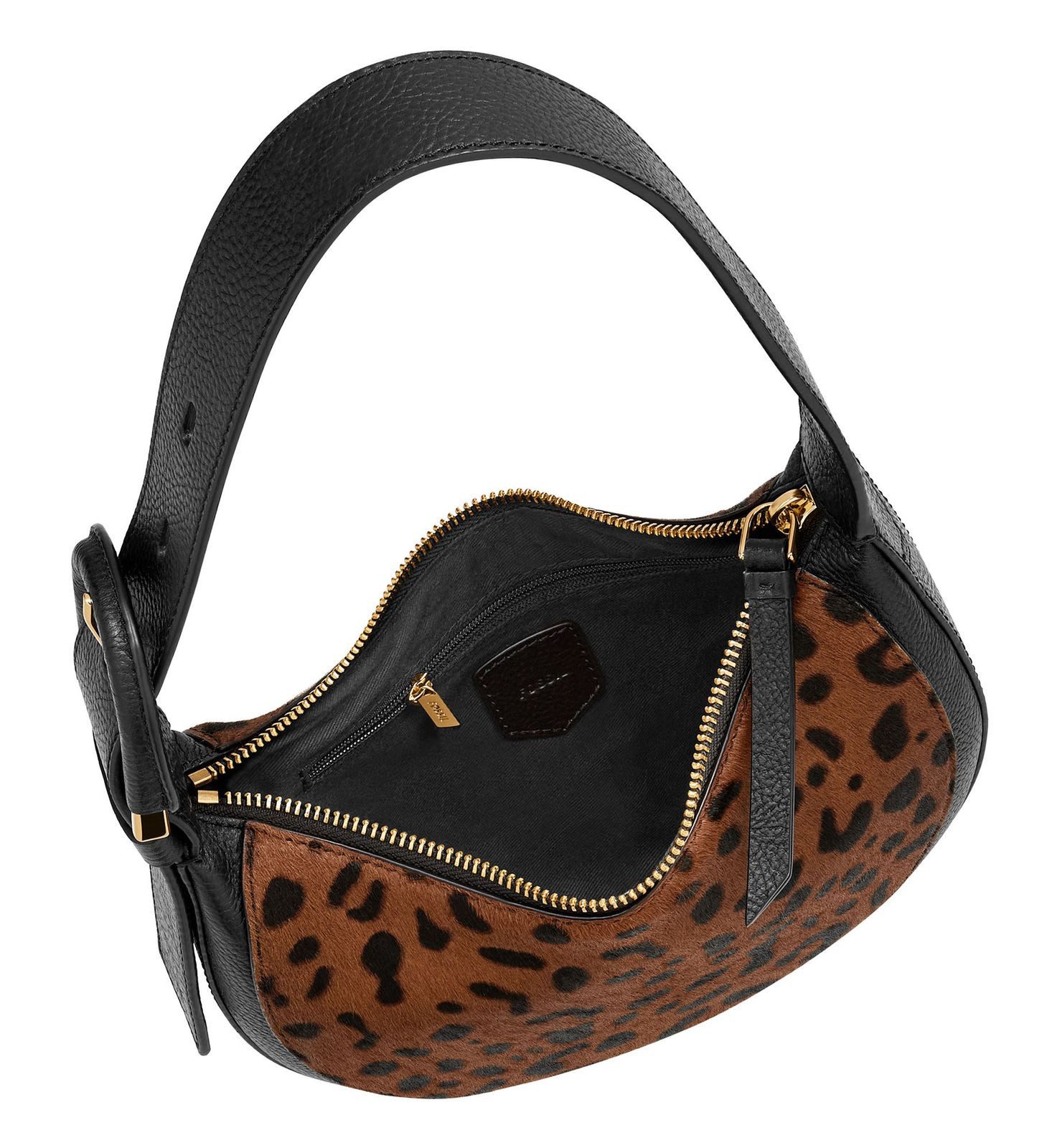 Fossil Schultertasche Crescent Bag, aus echtem Leder