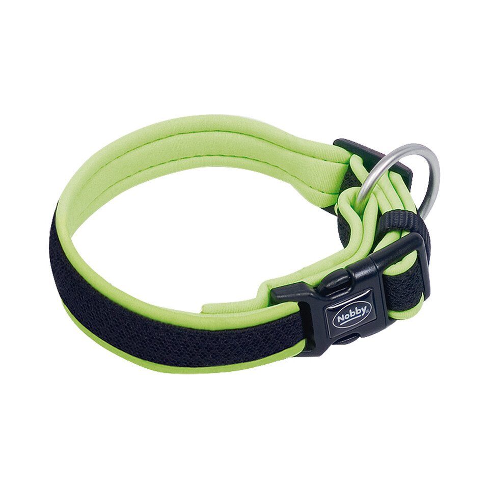 Nobby Hunde-Halsband Halsband Mesh Preno neongelb