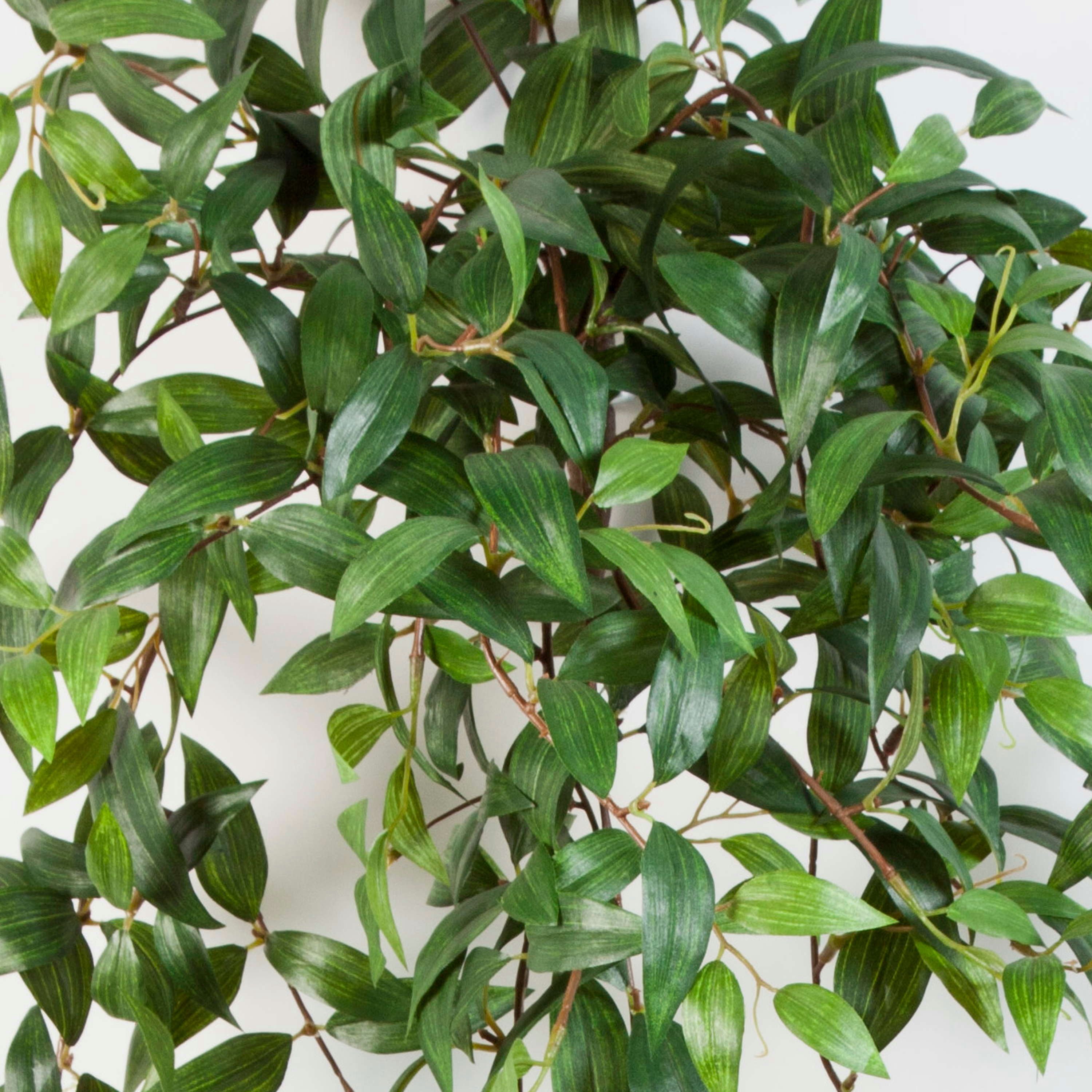 Künstliche Zimmerpflanze Deko Tradescantia Fluminensis, 730 Blätter, grün, 125cm - Kunstpflanze Tradescantia (Tradescantia fluminensis), artplants, Höhe 125.0 cm