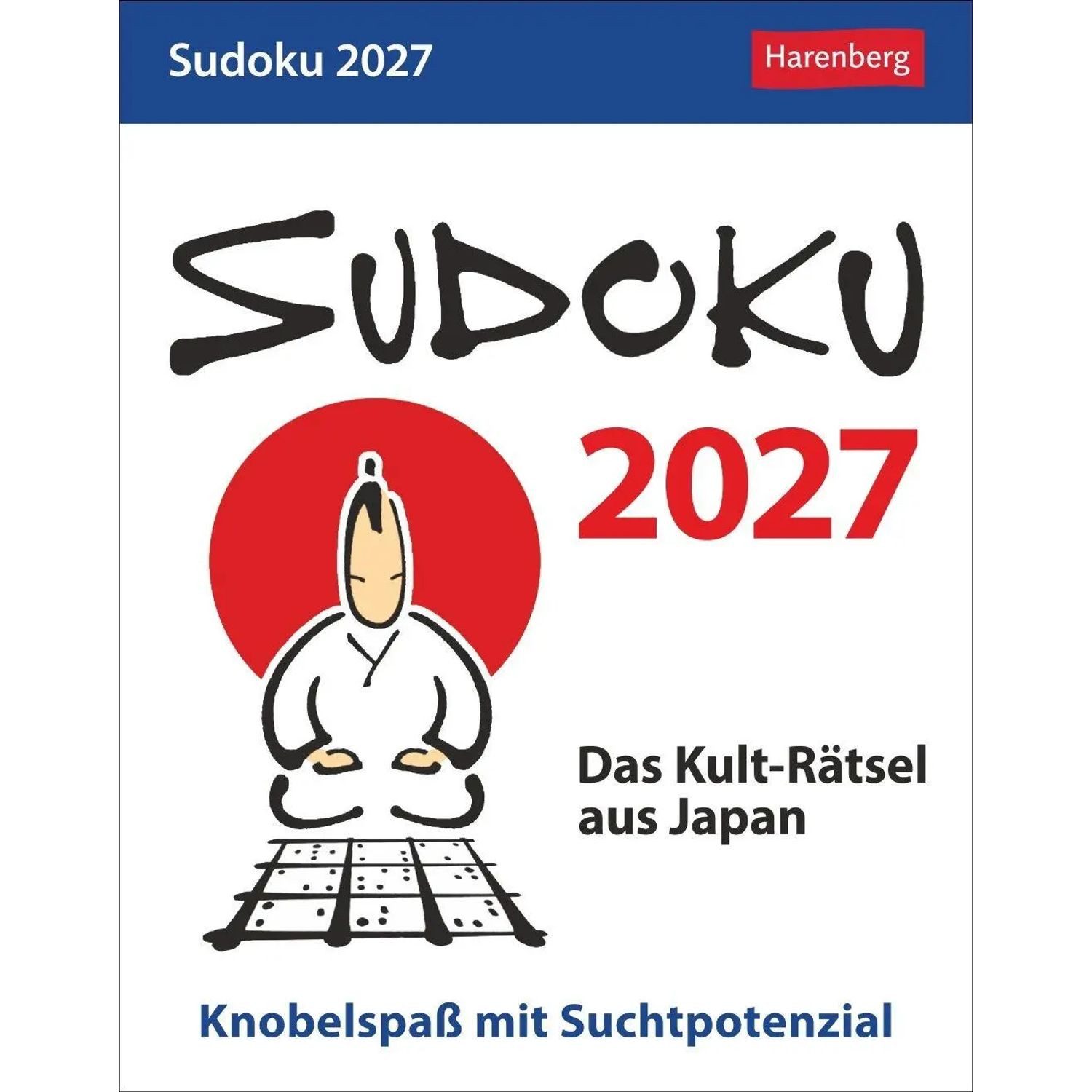 Harenberg Kalender Verlag Abreißkalender Sudoku Tagesabreißkalender 2027 - Das Kult-Rätsel aus Japan