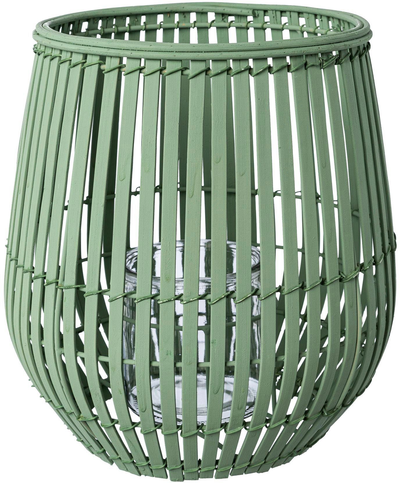 Windlicht Kerzenhalter Bambus