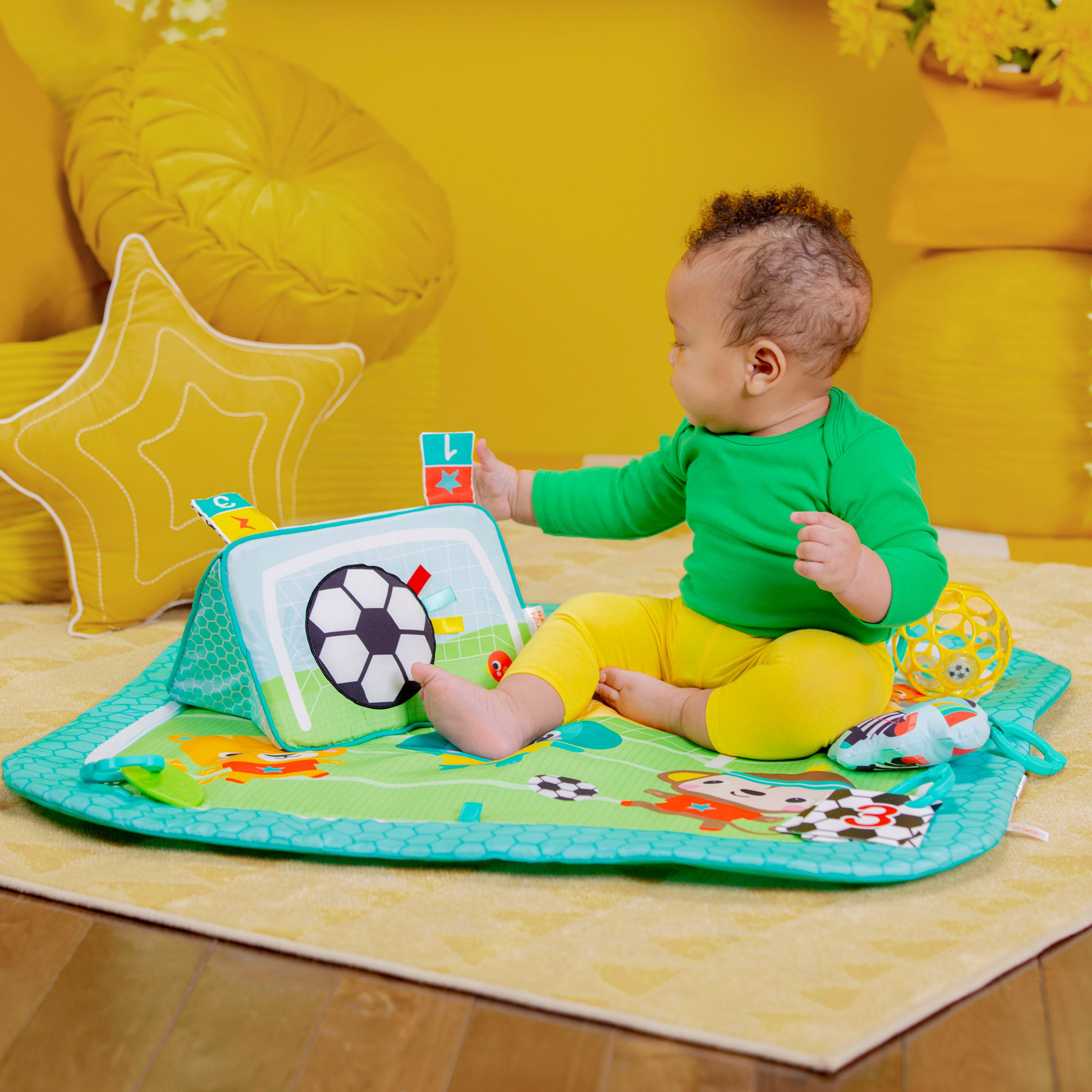 Bright Starts Spielbogen Grip & Kick Activity Gym, mit Licht- und Soundeffekt