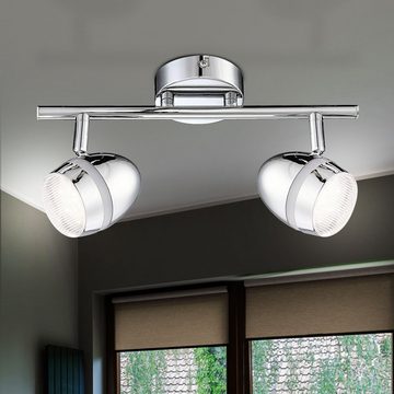 etc-shop LED Deckenleuchte, LED-Leuchtmittel fest verbaut, Warmweiß, Deckenleuchte Deckenlampe Esszimmerleuchte Wohnzimmerlampe, 2