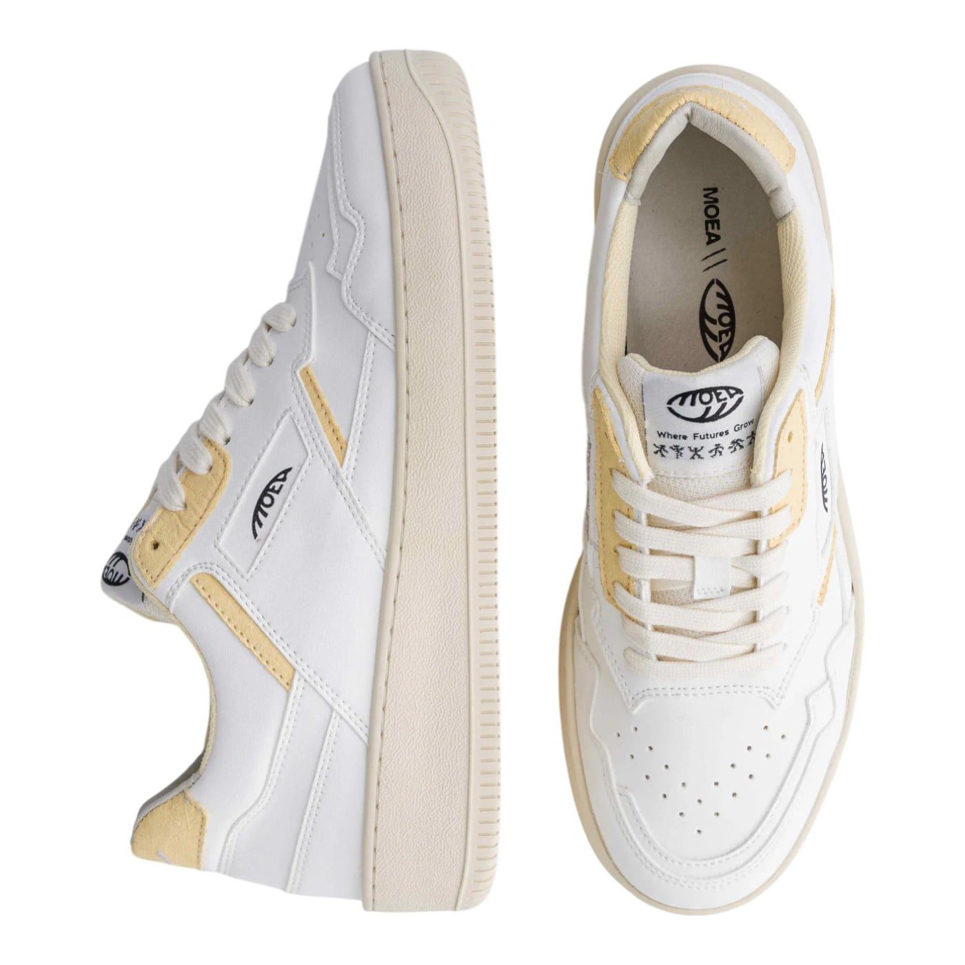 Moea Origin - Pineapple - weiss/gelb Sneaker