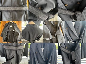 BRUNELLO CUCINELLI Jackenblazer BRUNELLO CUCINELLI BELTED UTILITY JACKET COAT Mantel Blazer Jacke Suit