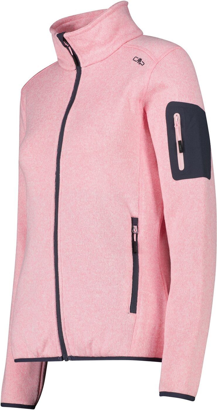 CMP Strickfleecejacke WOMAN JACKET PINK-BIANCO günstig online kaufen