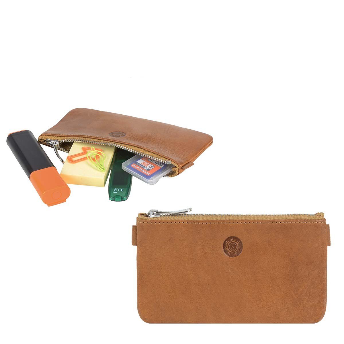 Sonnenleder Federmäppchen Büchner, Stiftetui, Etui