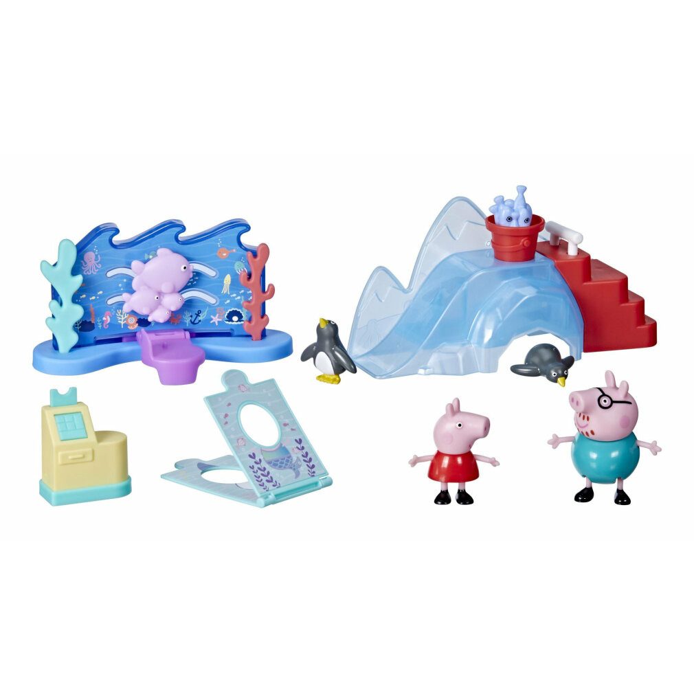 Hasbro Spielfigur Peppa Wutz Peppa im Meeresmuseum, Spielfigur