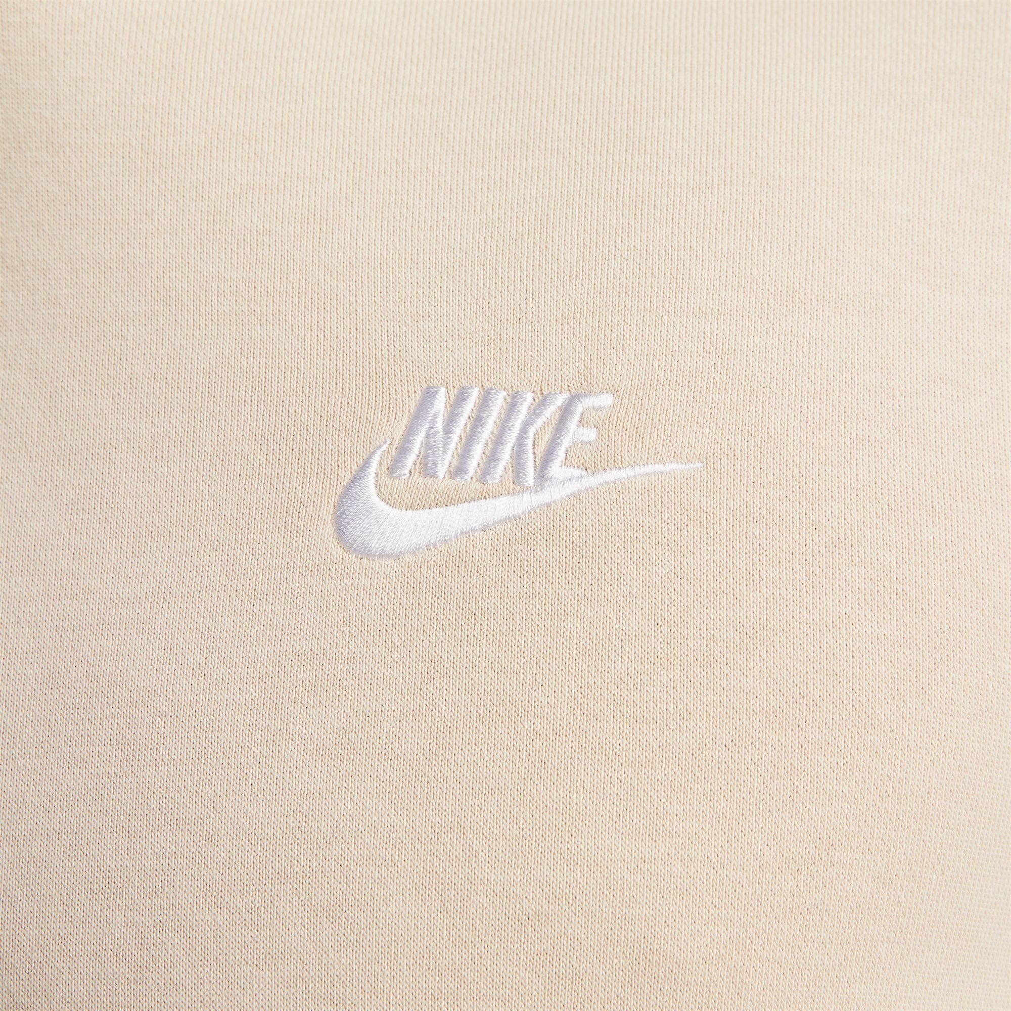 Nike Sportswear PULLOVER HOODIE WOMEN'S Kapuzensweatshirt FLEECE SANDDRIFT/WHITE CLUB