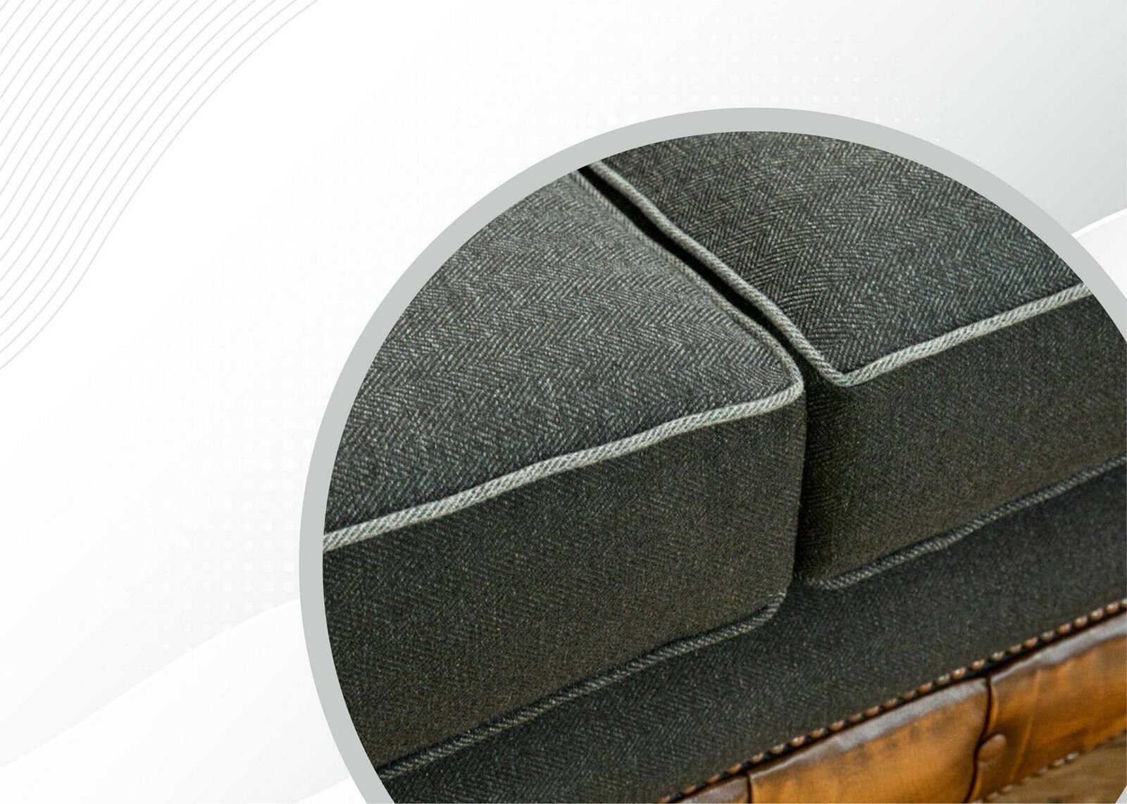 JVmoebel Chesterfield-Sofa Moderne Chesterfield Couch in 3-Sitzer Neu, Europe Made Luxus Design bunter