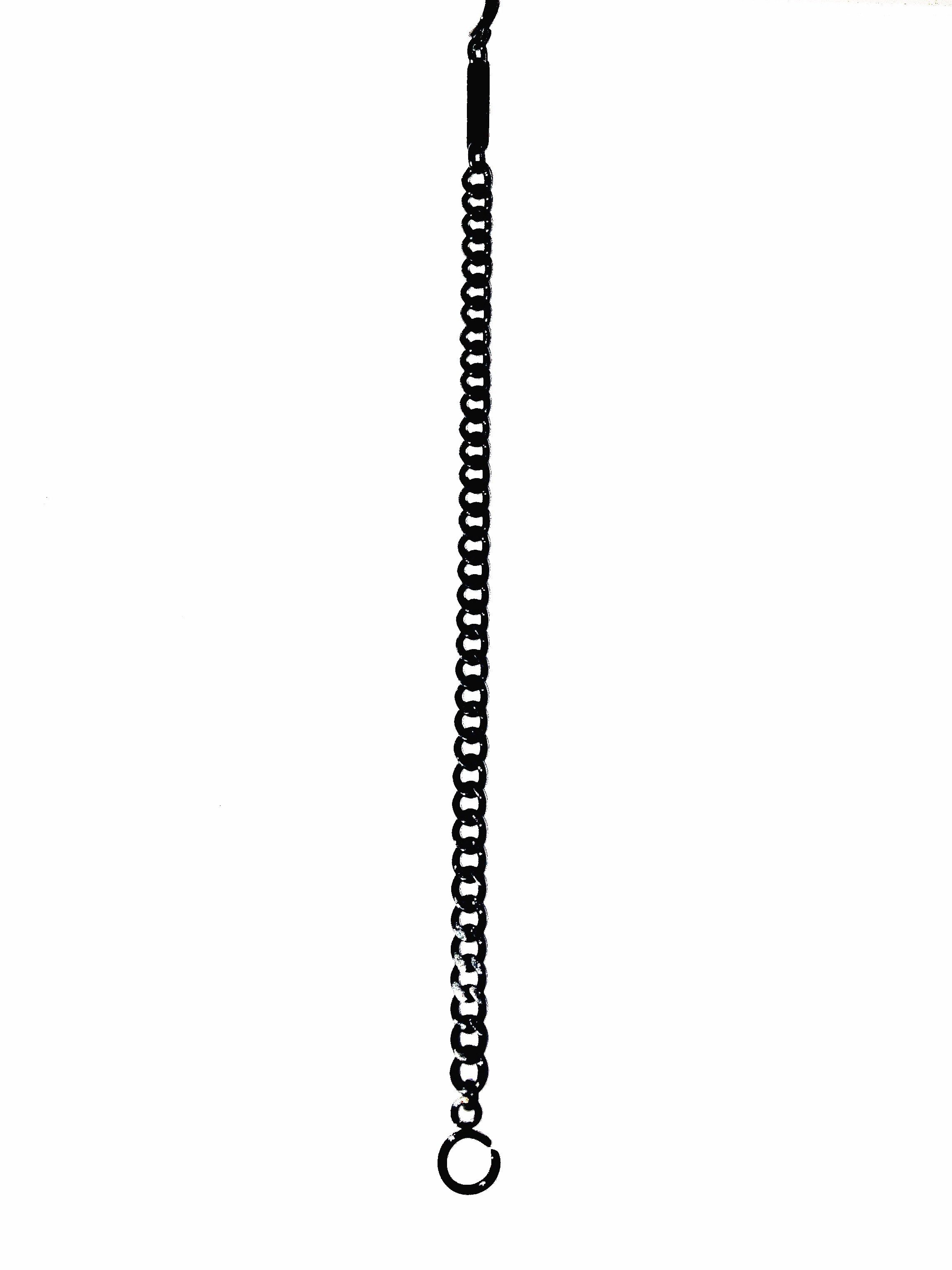 MONOMANIA Armband Monomania 43304S-16 Armband Damen Edelstahl Schwarz 16 cm