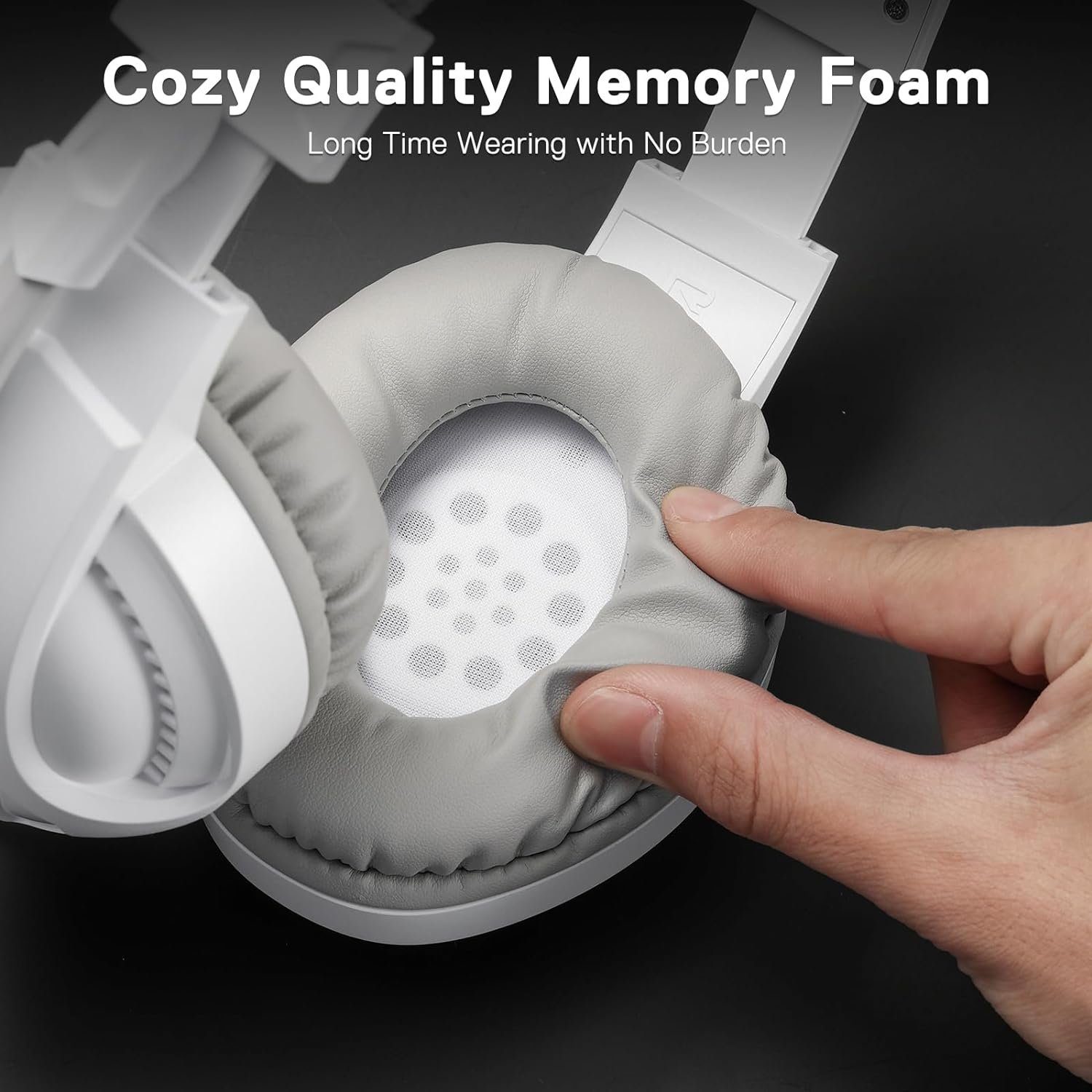 Memory-Schaum, 7.1-Surround-Sound mit mit H211 (leichtes Kabel, Xbox) PC, Komfort leicht, Over-Ear-Headset, Multi-Plattform, Redragon Mikrofon, Gaming-Headset RGB,
