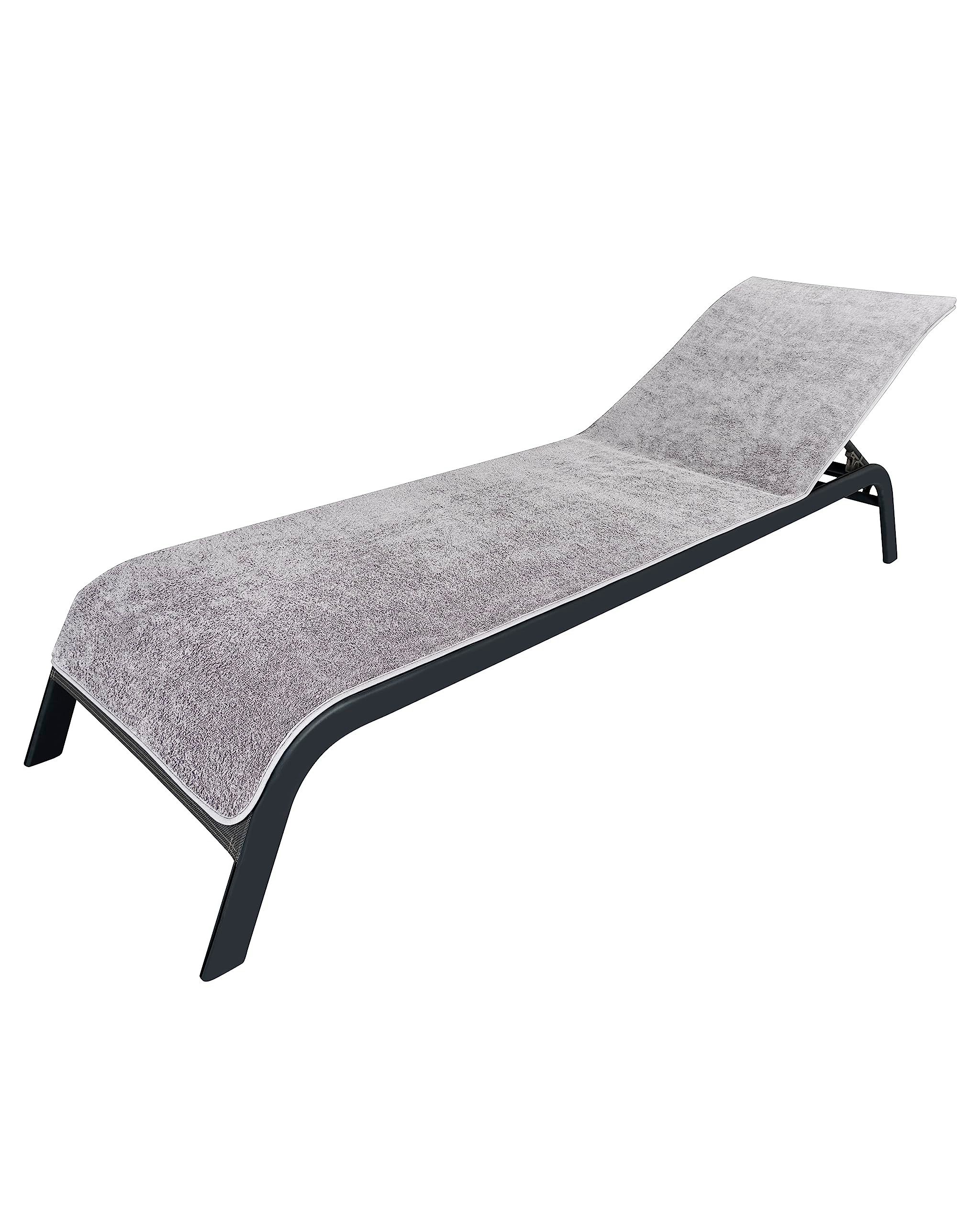 Laynenburg Liegenauflage Frottee Schonbezug aus 100% Baumwolle für Gartenliege, (1 St), Sonnenliege - Liegenbezug mit Umschlag für Standliege in 75x200 cm