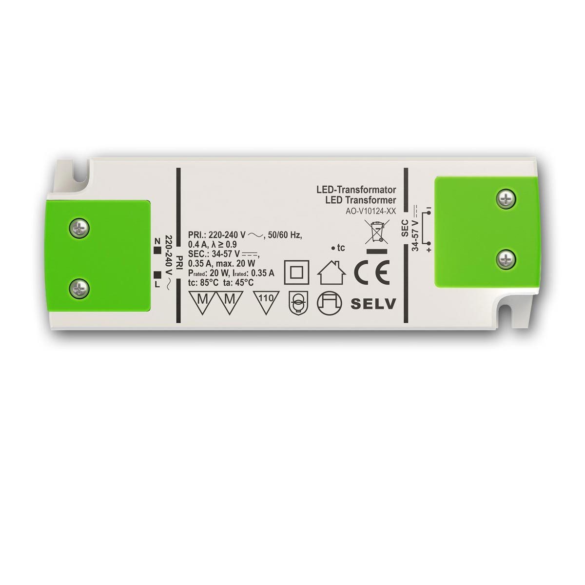 Goobay LED-Konstantstrom-Trafo 350mA max 20W, Slim LED Trafo