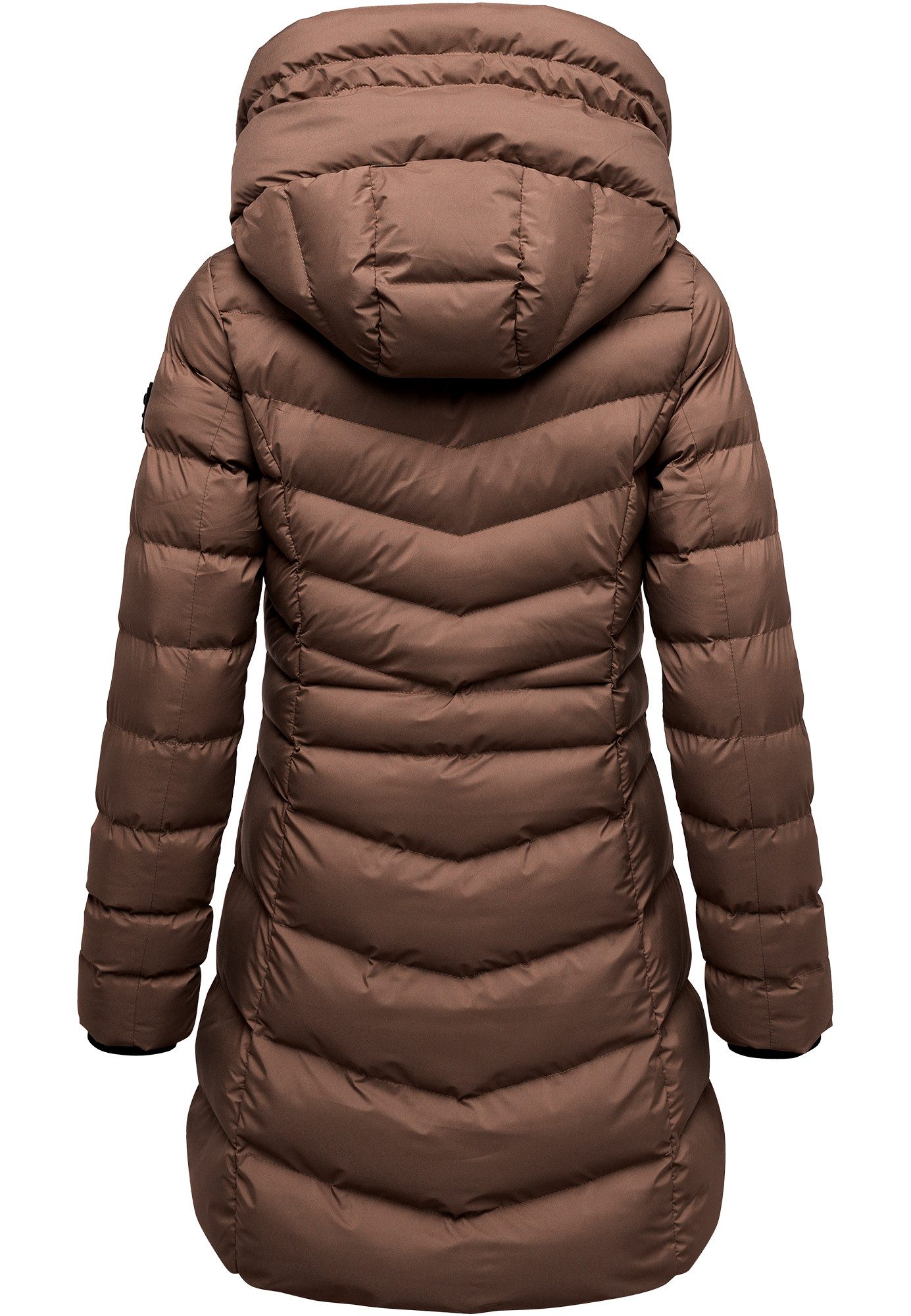 REPUBLIX Winterjacke CECELIA Damen Gefütterte Winter Jacke Mantel Parka mit großer Kapuze