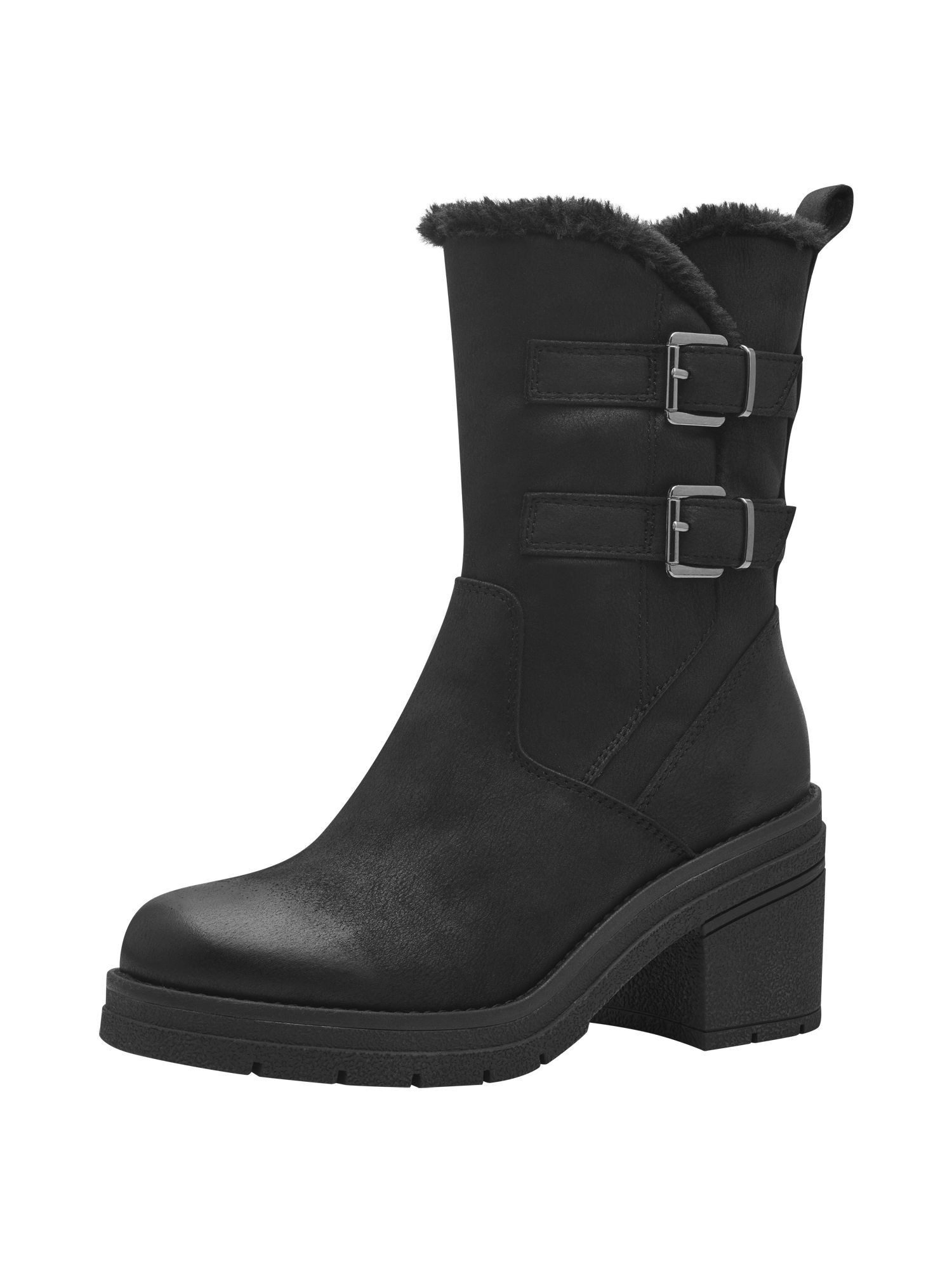 MARCO TOZZI FEEL mit Blockabsatz Blockabsatz 2-25485-43 Stiefelette FEEL