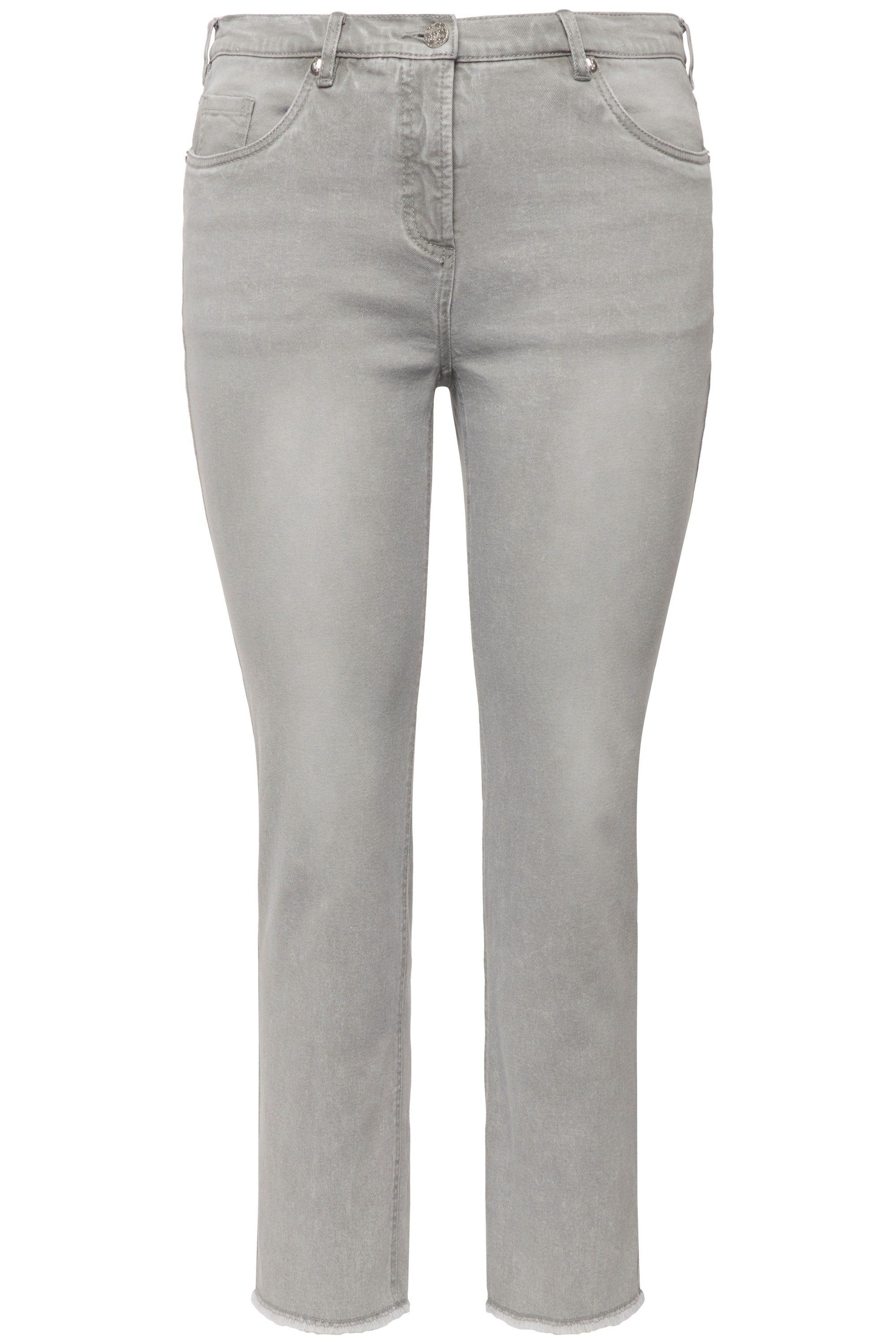 Ulla Popken Röhrenjeans Jeans Sarah Fransensaum günstig online kaufen