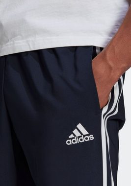 adidas Sportswear Sporthose »AEROREADY ESSENTIALS TAPERED CUFF WOVEN 3-STREIFEN HOSE«