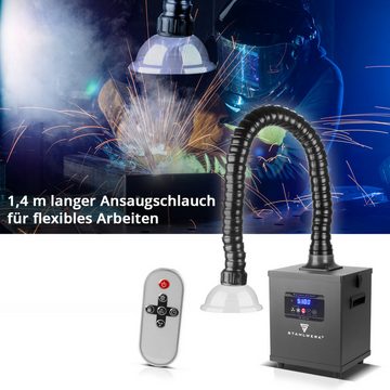 STAHLWERK Absauganlage Rauchabsaugung FE-150 ST mit 3-fach-Filter, 150 W Absauganlage, Rauchabsorber, Rauchabzug, Schweißrauchabsaugung