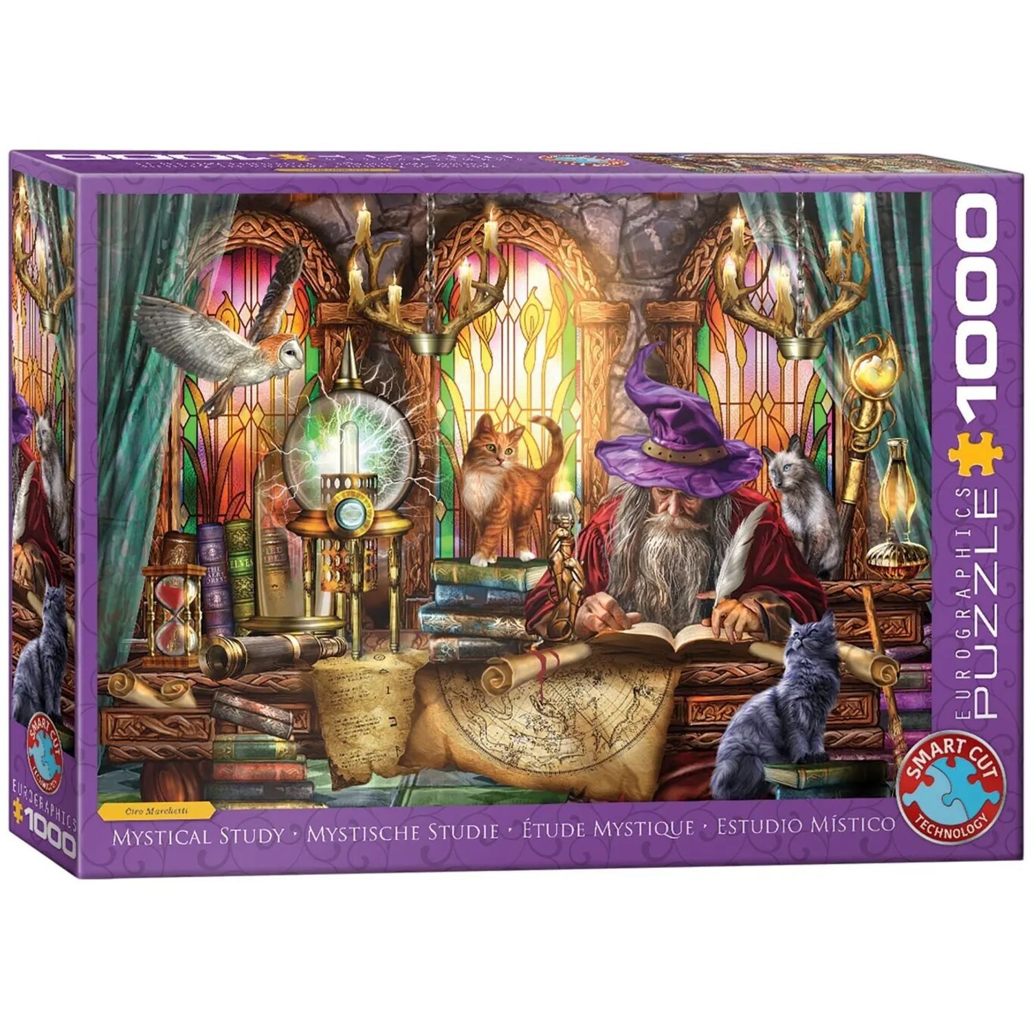 EUROGRAPHICS Puzzle Mystisches Studium, 1000 Puzzleteile