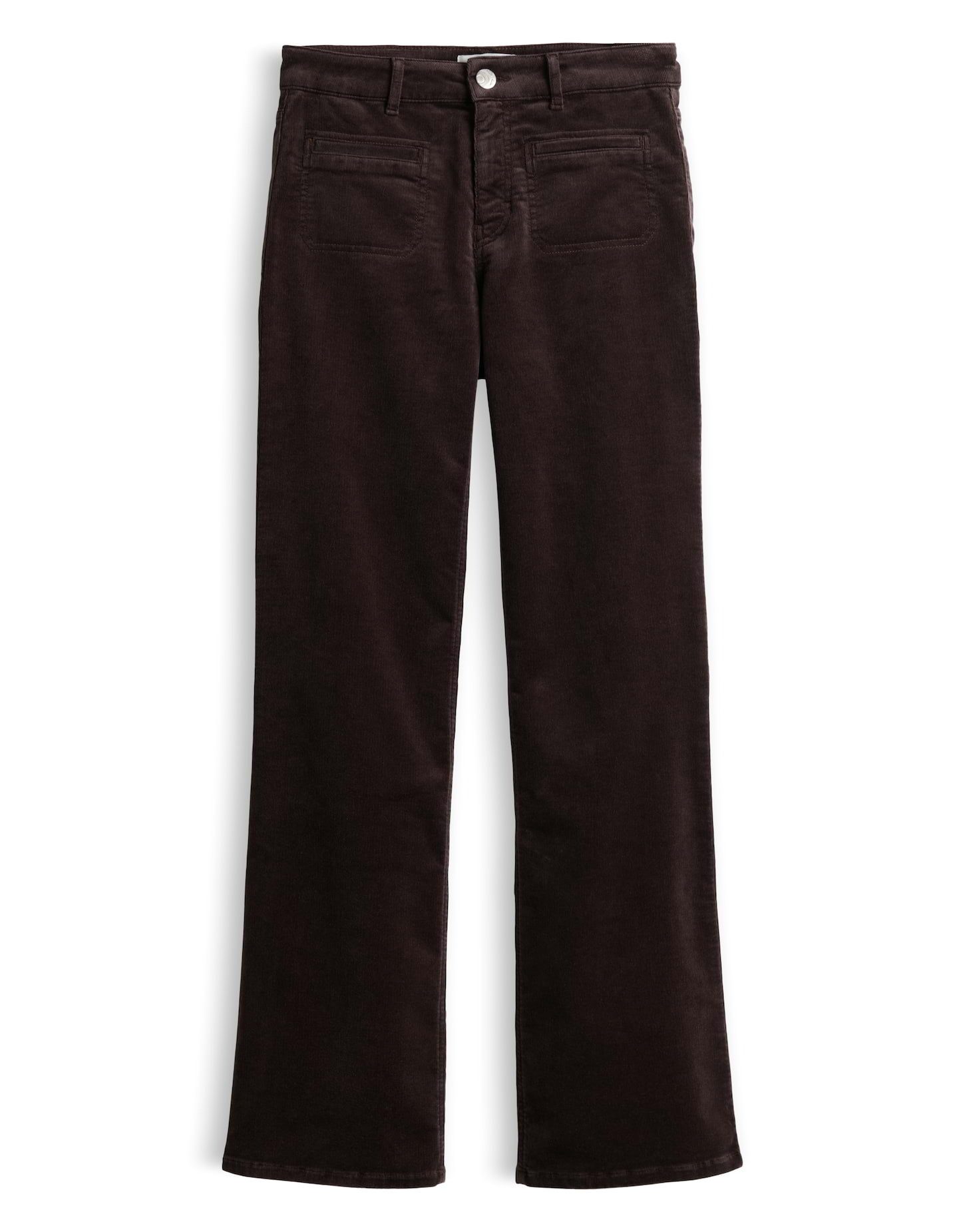 OPUS PANTS Bootcut-Jeans Melly fresh aus weichem Feincord Leicht ausgestelltes Bein mit samtiger Oberfläche und Ziertaschen – Bild 2 von 5
