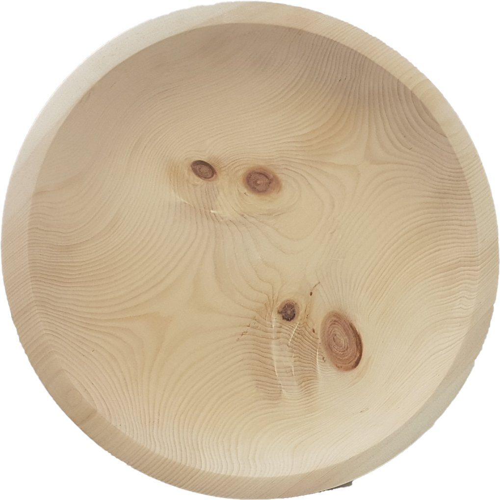 Pezzo D'oro Obstschale Zirbeschale handgedrechselt 35cm flach, aus Österreich,Zirbenholz