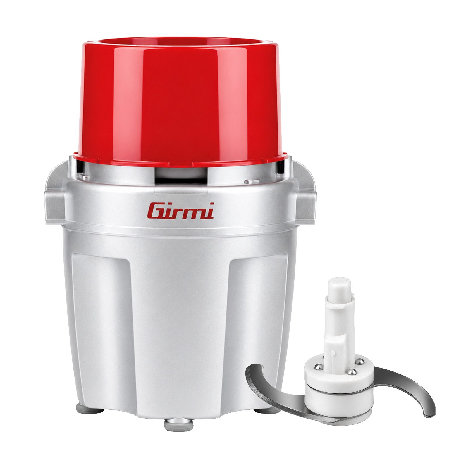 Girmi Zerkleinerer TR20 Gemüseschneider Chopper, 600 W, Titan-Klingen, Druckstart, 250 ml Behälter