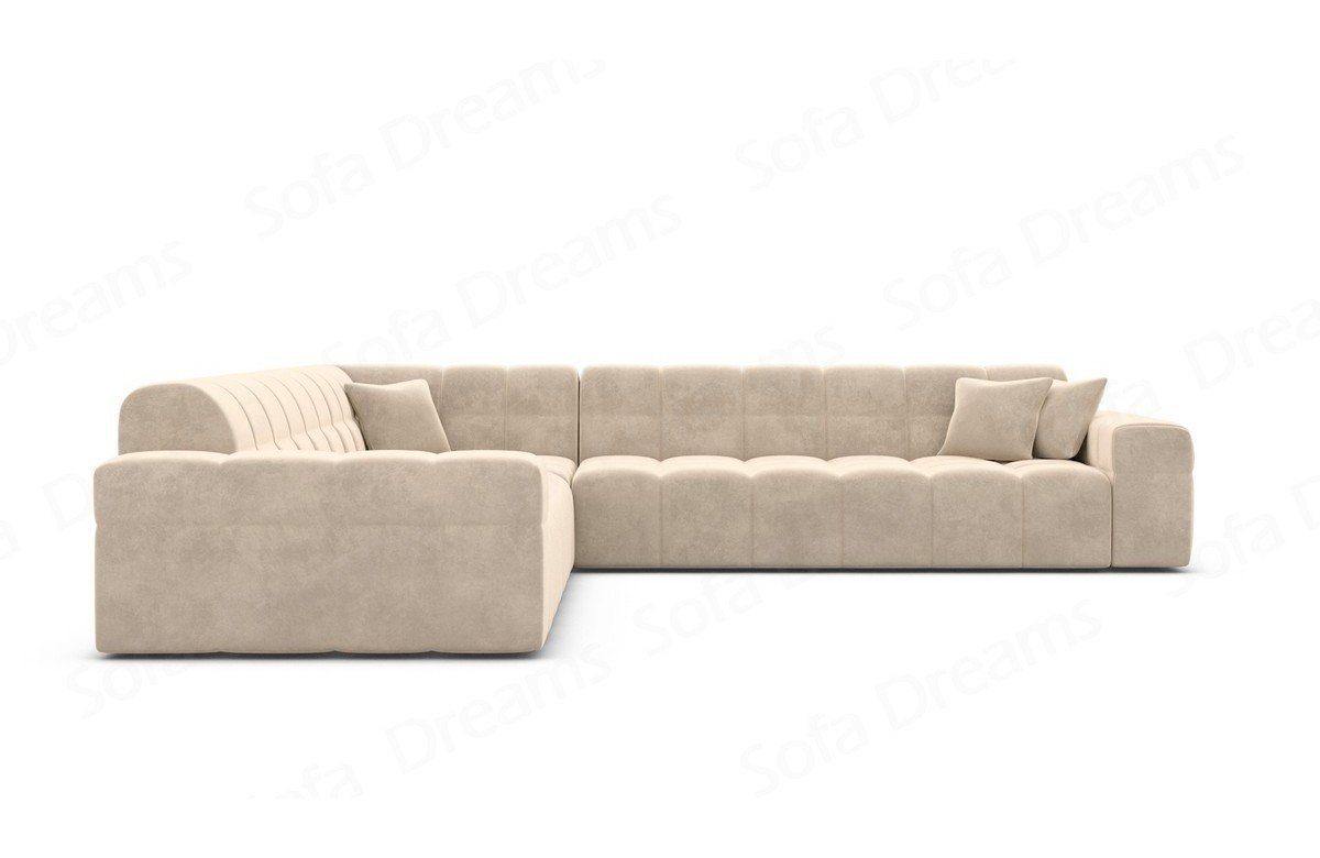 Sofa Dreams Ecksofa Polsterstoff Ecksofa Samt günstig online kaufen