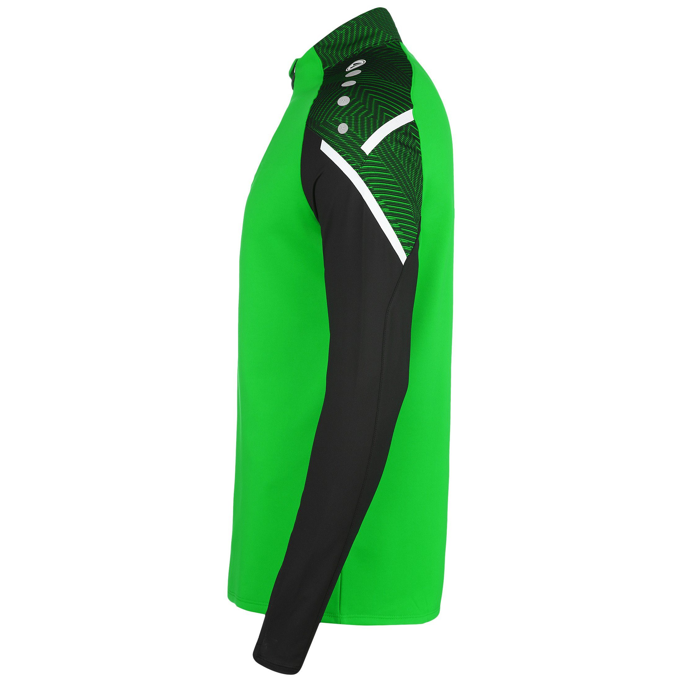 Trainingspullover Performance schwarz Jako grün / Ziptop Herren Trainingsjacke