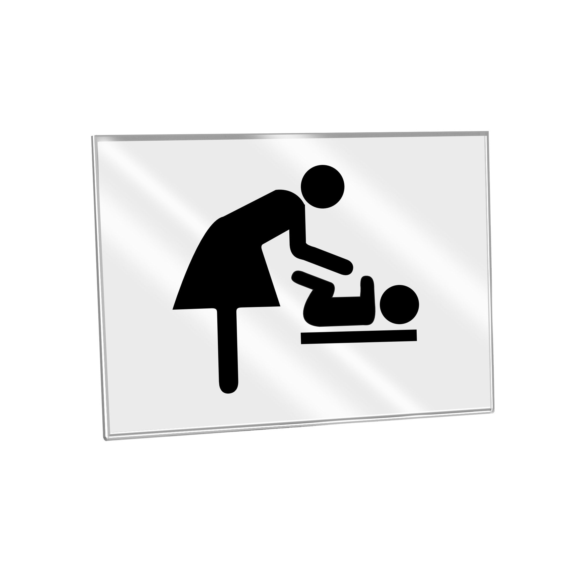 OFFORM DESIGN Hinweisschild Acryl Büroschilder 7,3 x 10,8 cm für Tür oder Wand selbstklebend
