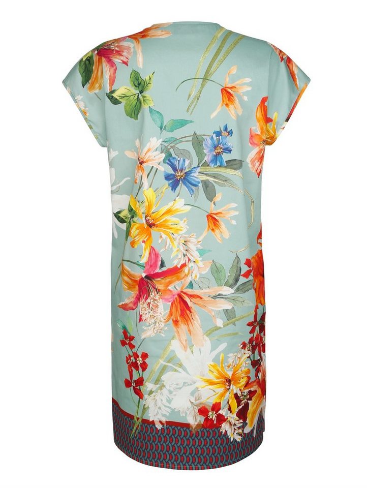 Amy Vermont Kleid mit floralem Druck in grün