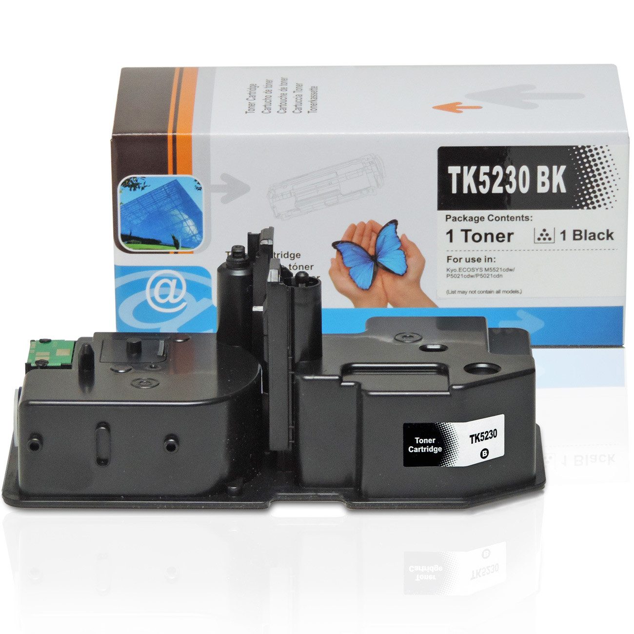 Tonerkartusche D&C Toner-Set kompatibel zu Kyocera ECOSYS P5021 TK-5230 CMYK, (Kompatibel für Kyocera ECOSYS P 5021 TK-5230, Druckleistung bis ca. Seiten), Series