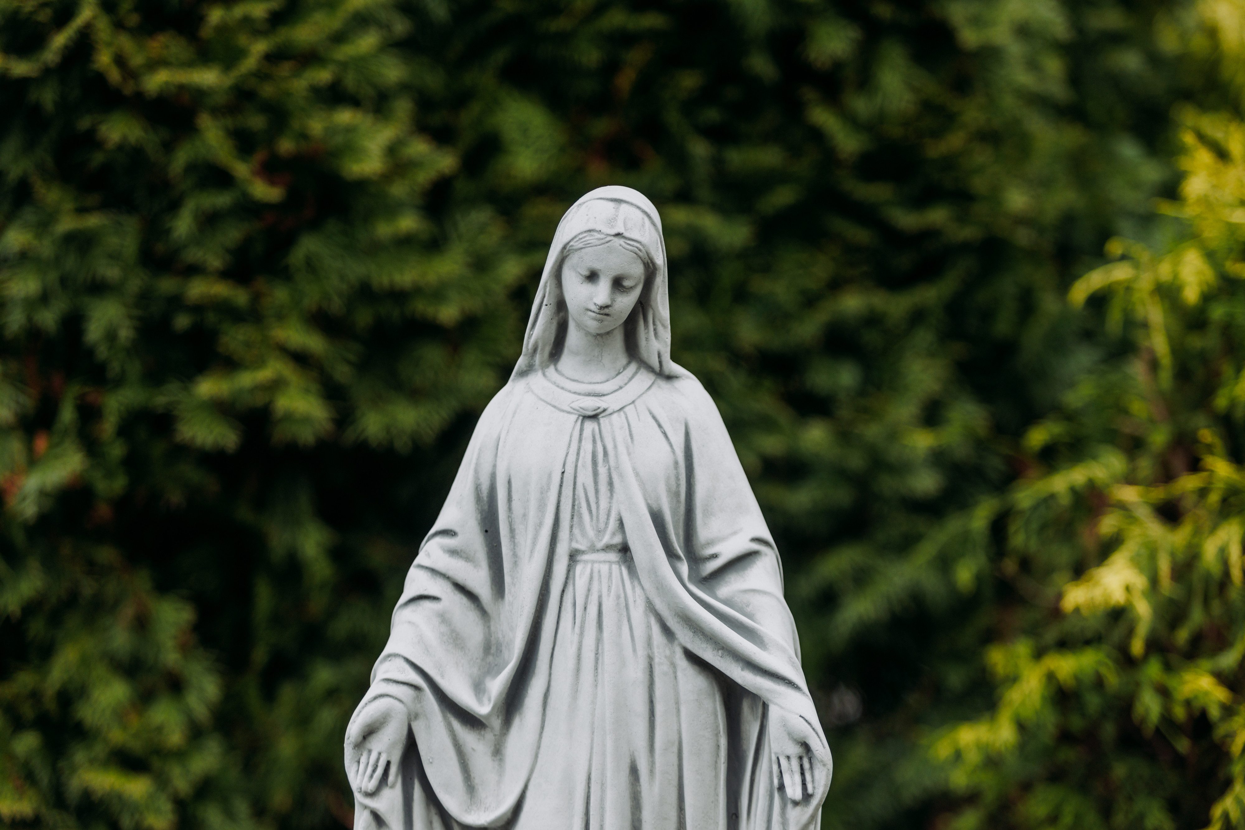 gartendekoparadies.de Gartenfigur Statue Madonna Mutter Maria, Steinfigur, günstig online kaufen
