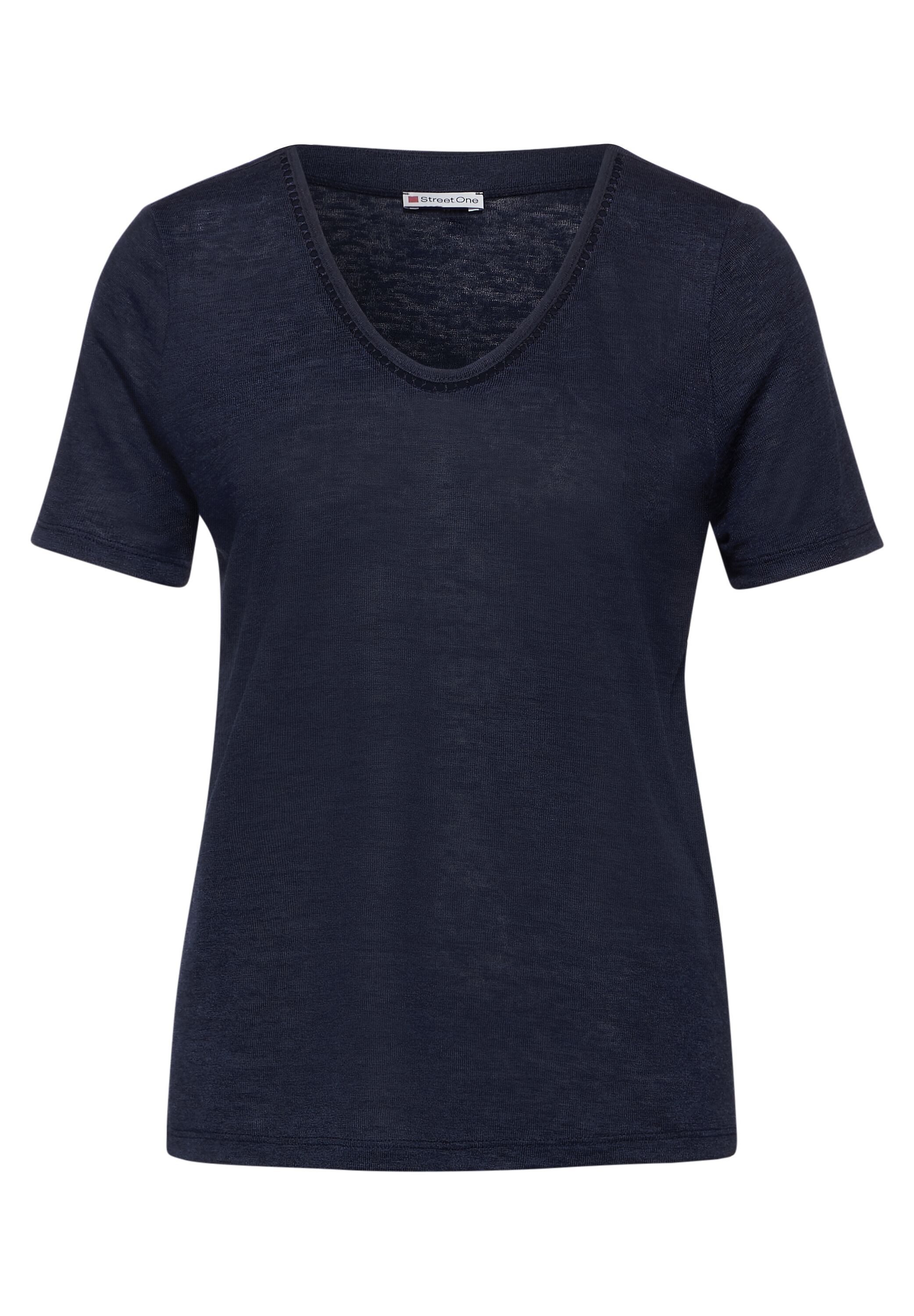 STREET ONE T-Shirt mit Viskose mehr